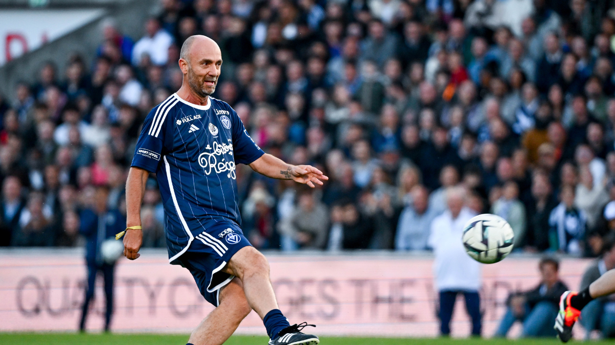 Christophe Dugarry lors du centenaire du Parc Lescure (Icon Sport)